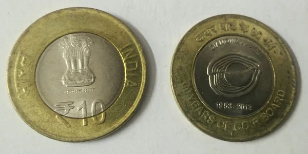 India_-_2013_-_10_Rupees-_60_Years_of_Coir_Board-_1_No-_UNC