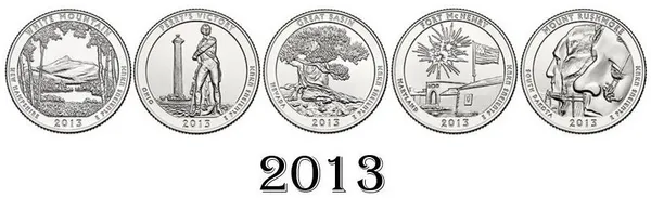 United_States_-_2013_White_Mountain_National_Park_Quarter_Coin_Brilliant_Uncirculated