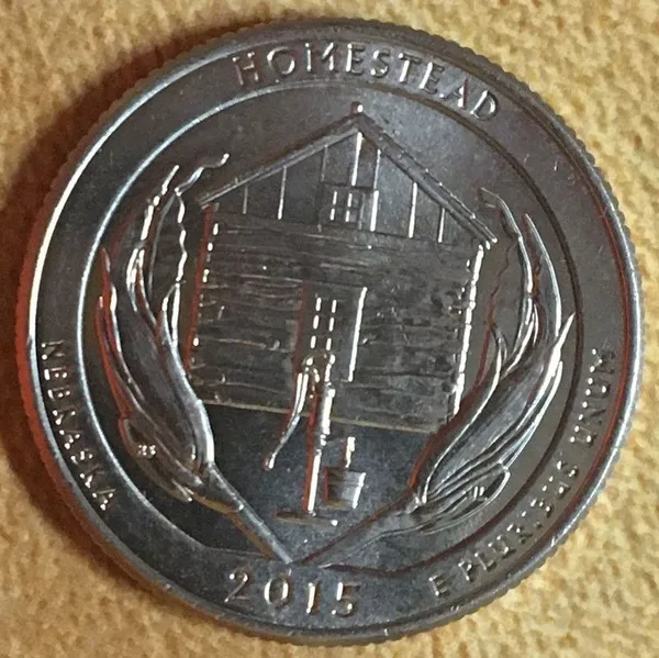 United_States_-_2015_Homestead_National_Park_Quarter_Coin_Brilliant_Uncirculated