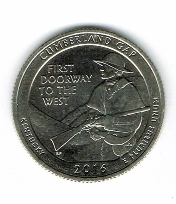 United_States_-_2016_Cumberland_Gap_National_Park_Quarter_Coin_Brilliant_Uncirculated
