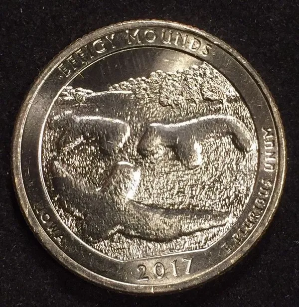 United_States_-_2017_Effigy_Mounds_National_Park_Quarter_Coin_Brilliant_Uncirculated