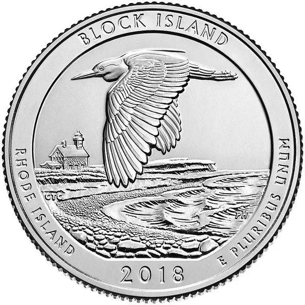 United_States_-_2018_Block_Island_National_Wildlife_Refuge_(Rhode_Island)_Quarter_Coin_Brilliant_Uncirculated