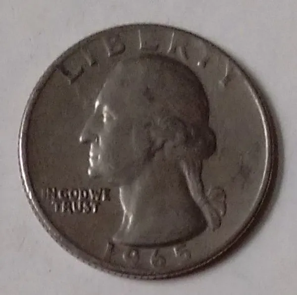 United_States__QUARTER_DOLLAR_1965(Used)_-_Pack_of_2