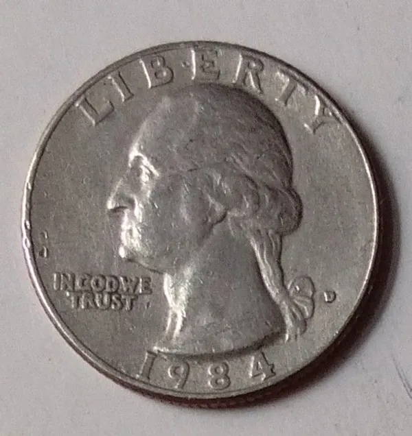 United_States__QUARTER_DOLLAR_1984(Used)_-_Pack_of_2