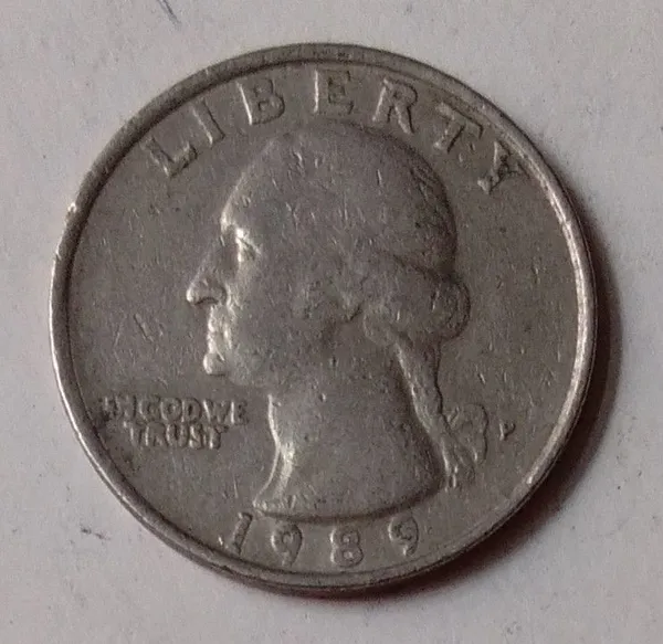 United_States__QUARTER_DOLLAR_1989(Used)_-_Pack_of_2