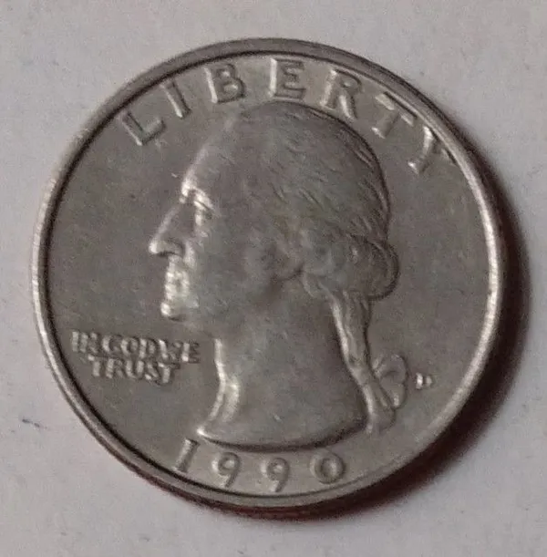 United_States__QUARTER_DOLLAR_1990(Used)_-_Pack_of_2