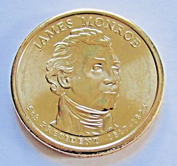 United_States_5th_President_One_Dollar_-_James_Monroe_(1817-1825)_UNC_1Quantity