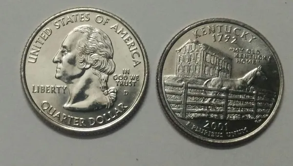 United_States_Quarter_Dollar_Kentucky_State_1_Coin_(#_15/50)_UNC_-_Pack_of_2