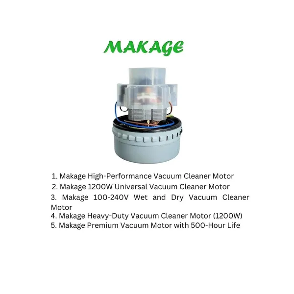 Black_And_Gray_Motor_For_Vacuum_Cleaner_A_049C_240V_10_Amp_1200_Watt_Double_Stage_Turbine