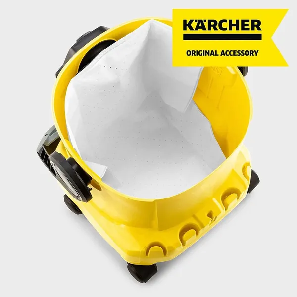 White_Karcher_Filter_Bag_Fleece_Pvc_Set_Mv4,_Mv5_&_Mv6_Vacuum_Cleaners_Handheld_Vacuum_Cleaner