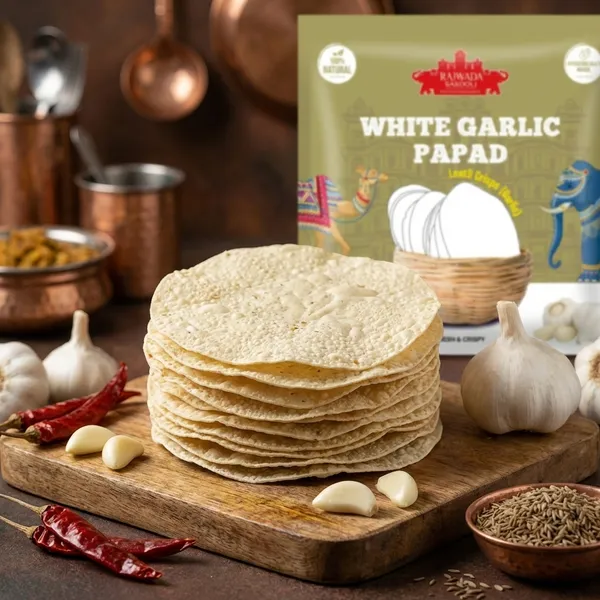 White_Garlic_Papad_Lentil_Crisps_By_Rajwada_Bardoli_Fresh_And_Crispy