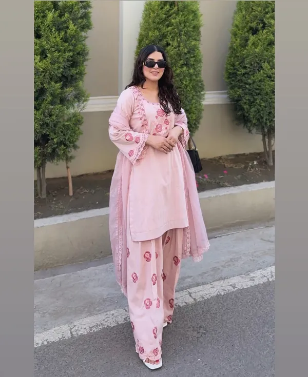 Pink_Floral_Embroidered_Salwar_Suit_Set_With_Dupatta_For_Women