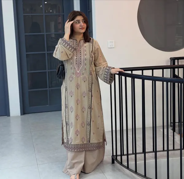 Embroidered_Beige_Ethnic_Suit_Set_With_Dupatta_For_Women