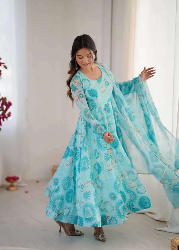 Sky_Blue_Floral_Printed_Anarkali_Suit_Set_With_Dupatta_For_Women