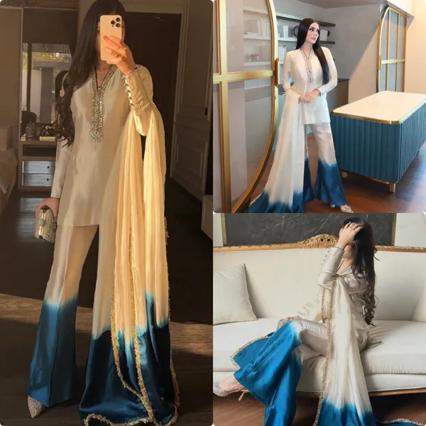 Designer_Roman_Glass_Embroidered_Kurta_Palazzo_Set_with_Organza_Dupatta