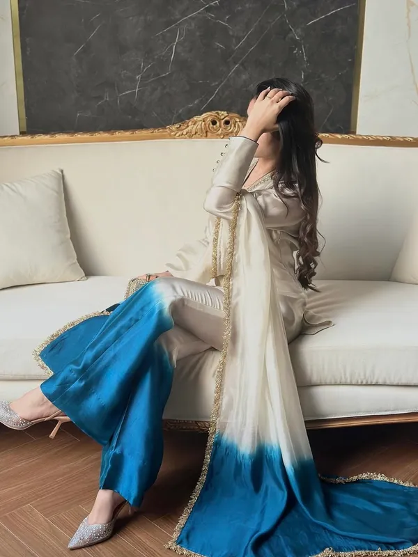 Designer_Roman_Glass_Embroidered_Kurta_Palazzo_Set_with_Organza_Dupatta