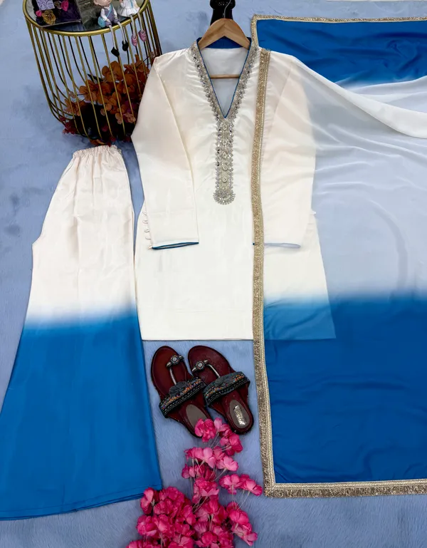Designer_Roman_Glass_Embroidered_Kurta_Palazzo_Set_with_Organza_Dupatta