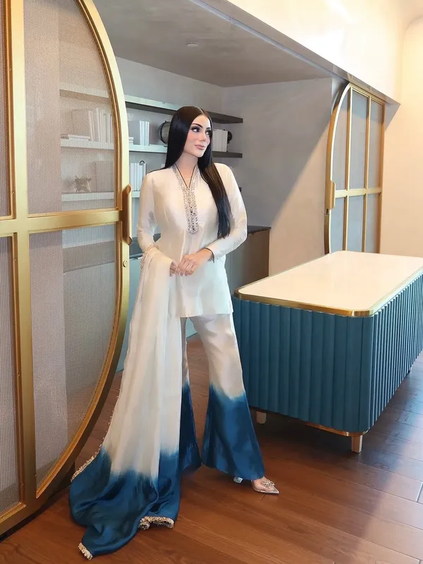 Designer_Roman_Glass_Embroidered_Kurta_Palazzo_Set_with_Organza_Dupatta