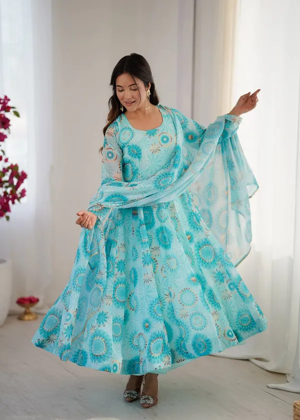 Sky_Blue_Floral_Printed_Anarkali_Suit_Set_With_Dupatta_For_Women