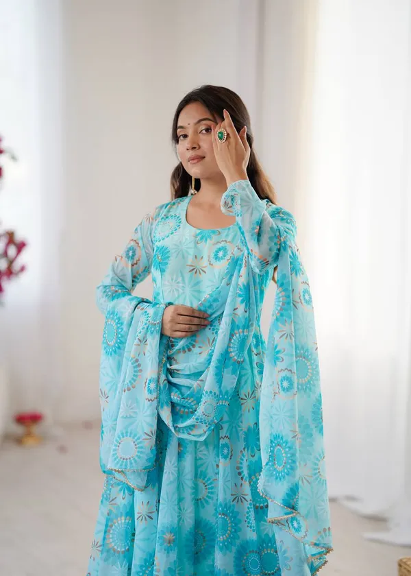 Sky_Blue_Floral_Printed_Anarkali_Suit_Set_With_Dupatta_For_Women
