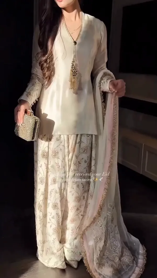 Luxury_Glass_Satin_Farshi_Palazzo_Set_with_Embroidered_Organza_Dupatta