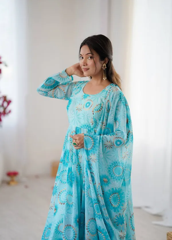 Sky_Blue_Floral_Printed_Anarkali_Suit_Set_With_Dupatta_For_Women
