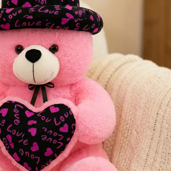 Pink_Faux_Fur_Stuffed_Toy_For_Kids