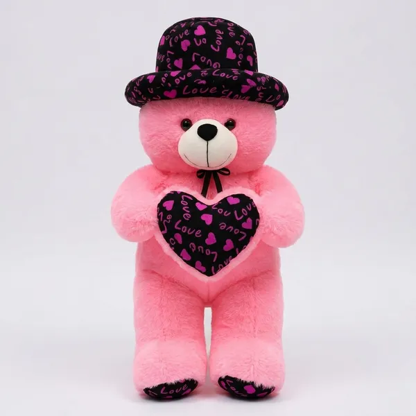 Pink_Faux_Fur_Stuffed_Toy_For_Kids