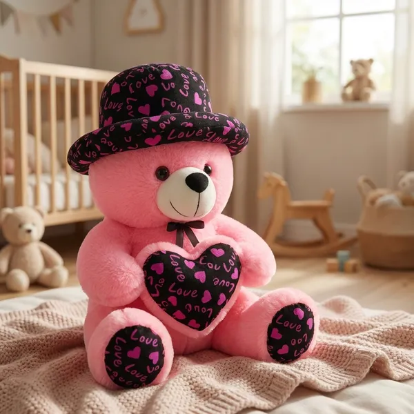 Pink_Faux_Fur_Stuffed_Toy_For_Kids