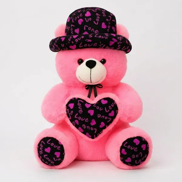 Pink_Faux_Fur_Stuffed_Toy_For_Kids