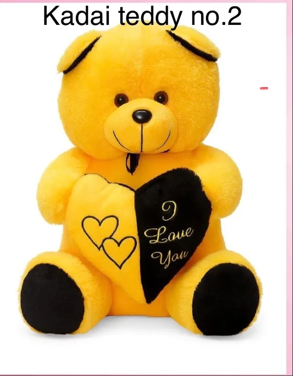 Yellow_Faux_Fur_Stuffed_Toy_For_Kids