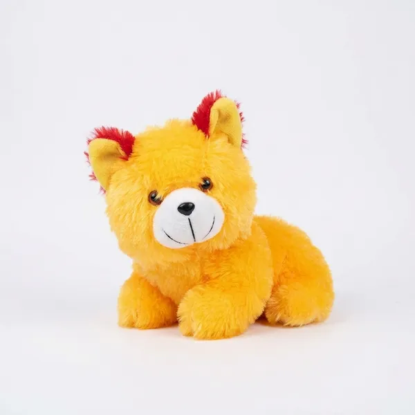 Yellow_Faux_Fur_Stuffed_Toy_For_Kids