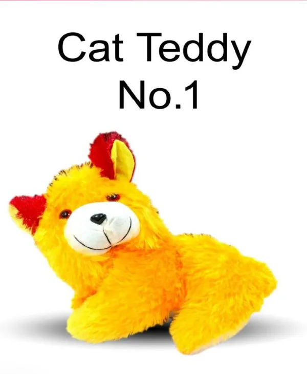 Yellow_Faux_Fur_Stuffed_Toy_For_Kids
