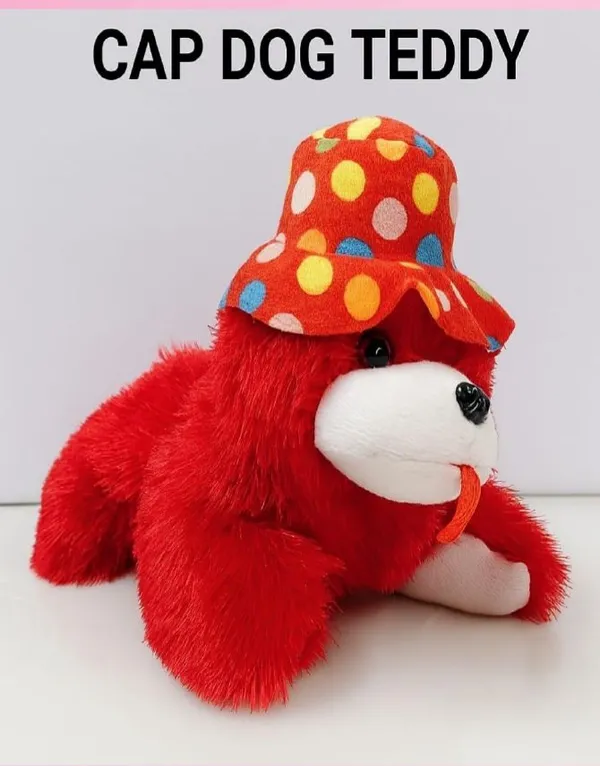 Red_Faux_Fur_Stuffed_Toy_For_Kids