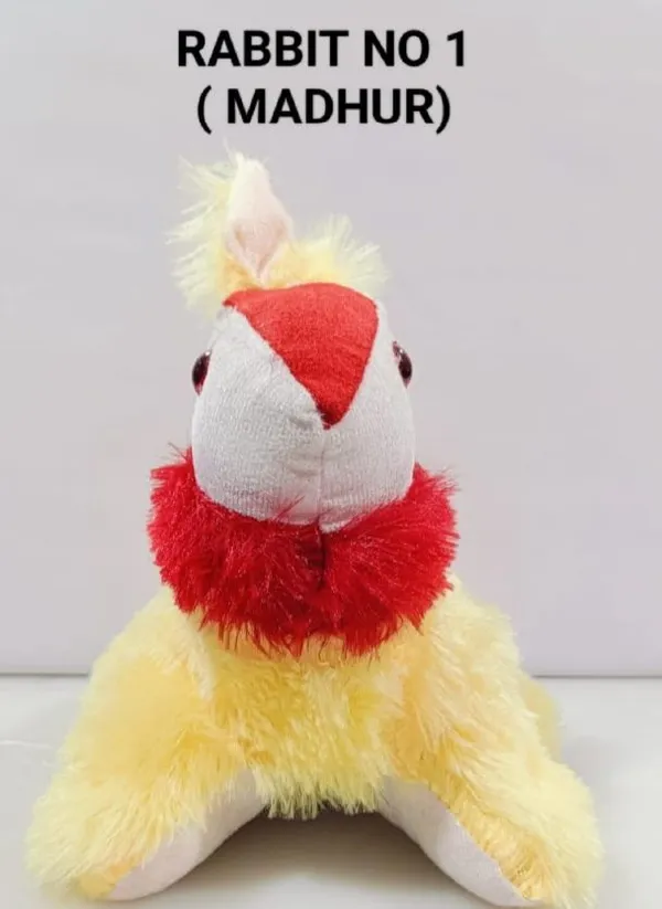 Yellow_Faux_Fur_Stuffed_Toy_For_Kids