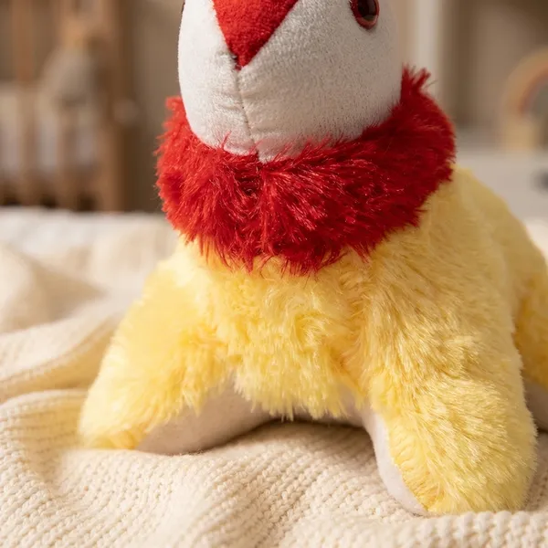Yellow_Faux_Fur_Stuffed_Toy_For_Kids