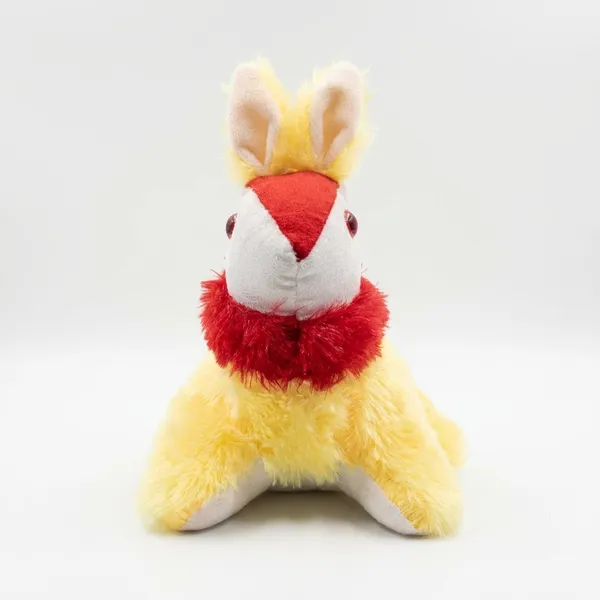 Yellow_Faux_Fur_Stuffed_Toy_For_Kids