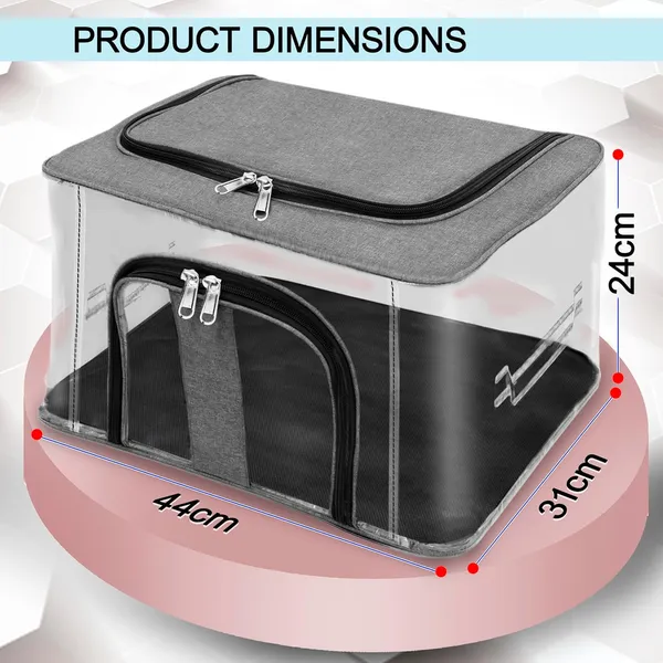 Grey_Premium_Pvc_Storage_Box_For_Clothes_Closet_Wardrobe