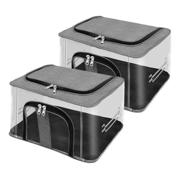 Pack_Of_2_Grey_Premium_Pvc_Storage_Box_For_Clothes_Closet_Wardrobe