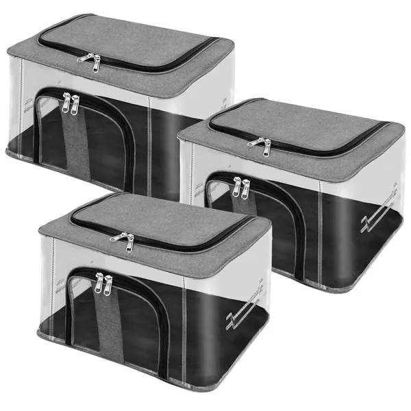 Pack_Of_3_Grey_Premium_Pvc_Storage_Box_For_Clothes_Closet_Wardrobe