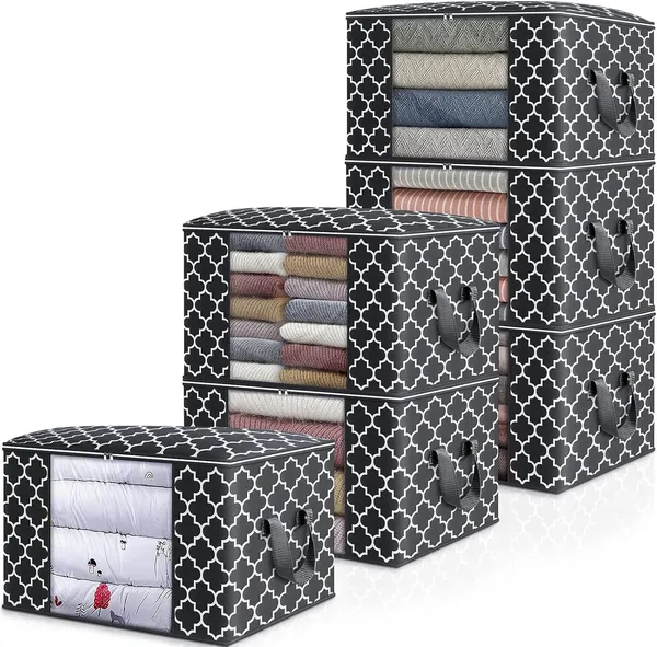 Pack_Of_6_Black_Premium_Non_Woven_Storage_Containers