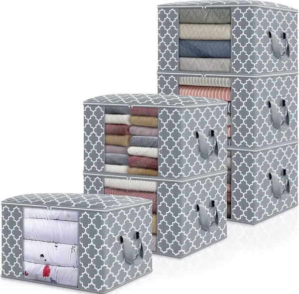 Pack_Of_6_Grey_Premium_Non_Woven_Storage_Containers