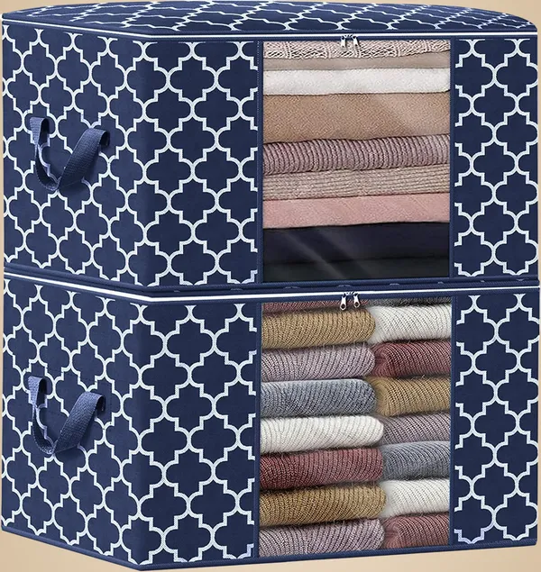 Pack_Of_2_Navy_Premium_Non_Woven_Storage_Containers
