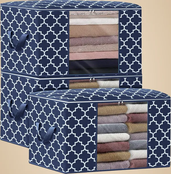 Pack_Of_3_Navy_Premium_Non_Woven_Storage_Containers