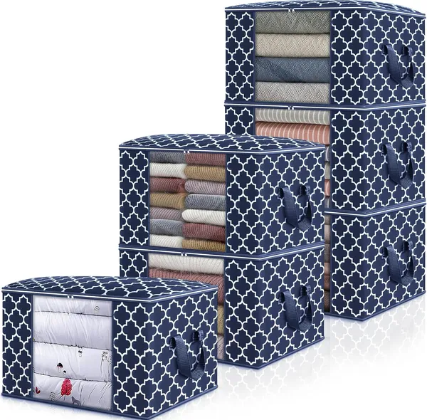 Pack_Of_6_Navy_Premium_Non_Woven_Storage_Containers