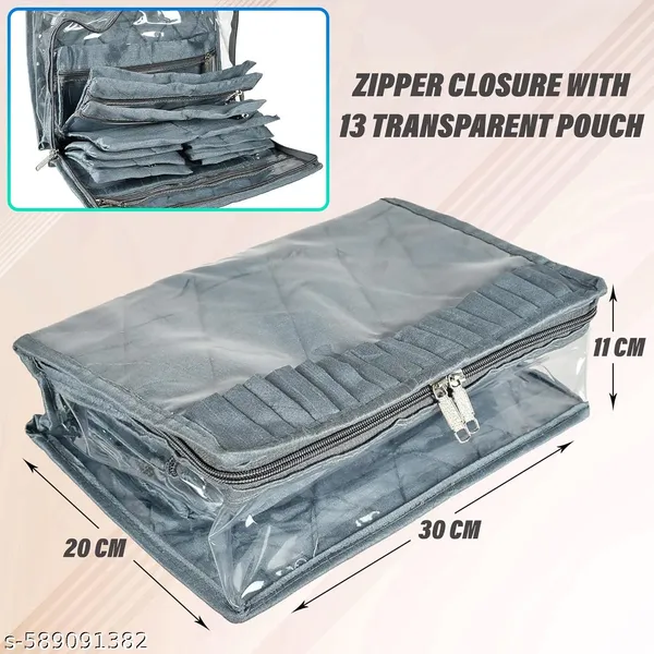 Grey_Premium_Fabrics_Jewelry_Storage_Bags