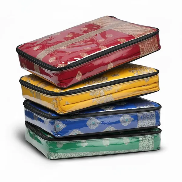 Pack_Of_4_Transparent_Premium_Non_Woven_Saree_Bags