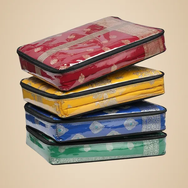 Pack_Of_4_Transparent_Premium_Non_Woven_Saree_Bags