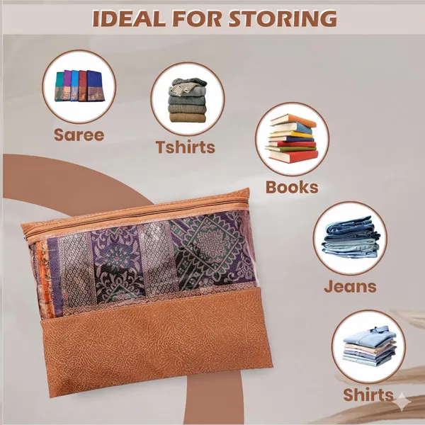 Pack_Of_12_Beige_Premium_Non_Woven_Saree_Covers