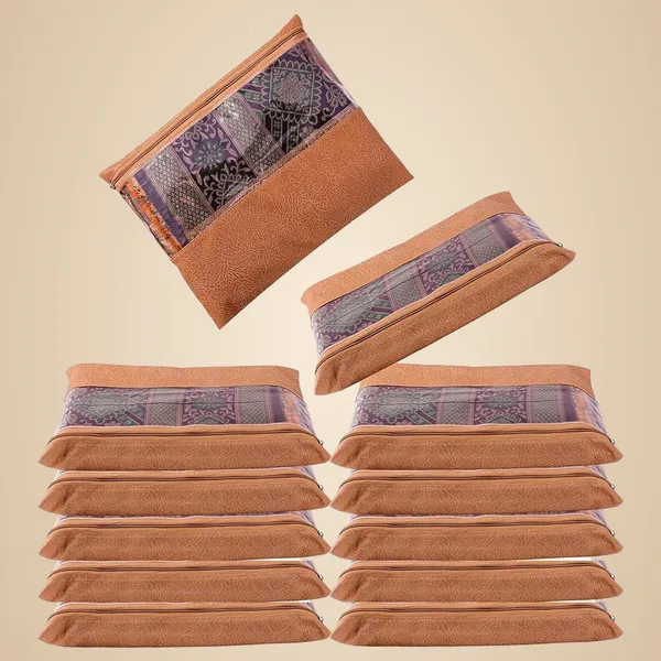 Pack_Of_12_Beige_Premium_Non_Woven_Saree_Covers